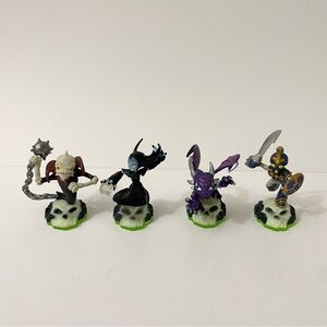 Lot of 4 Skylanders Chop Chop Hex Cynder